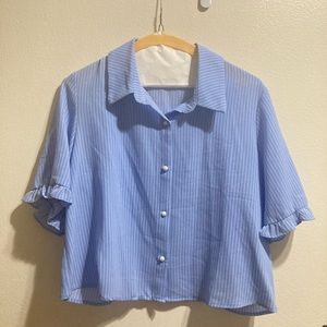 Darling Lightblue Blouse